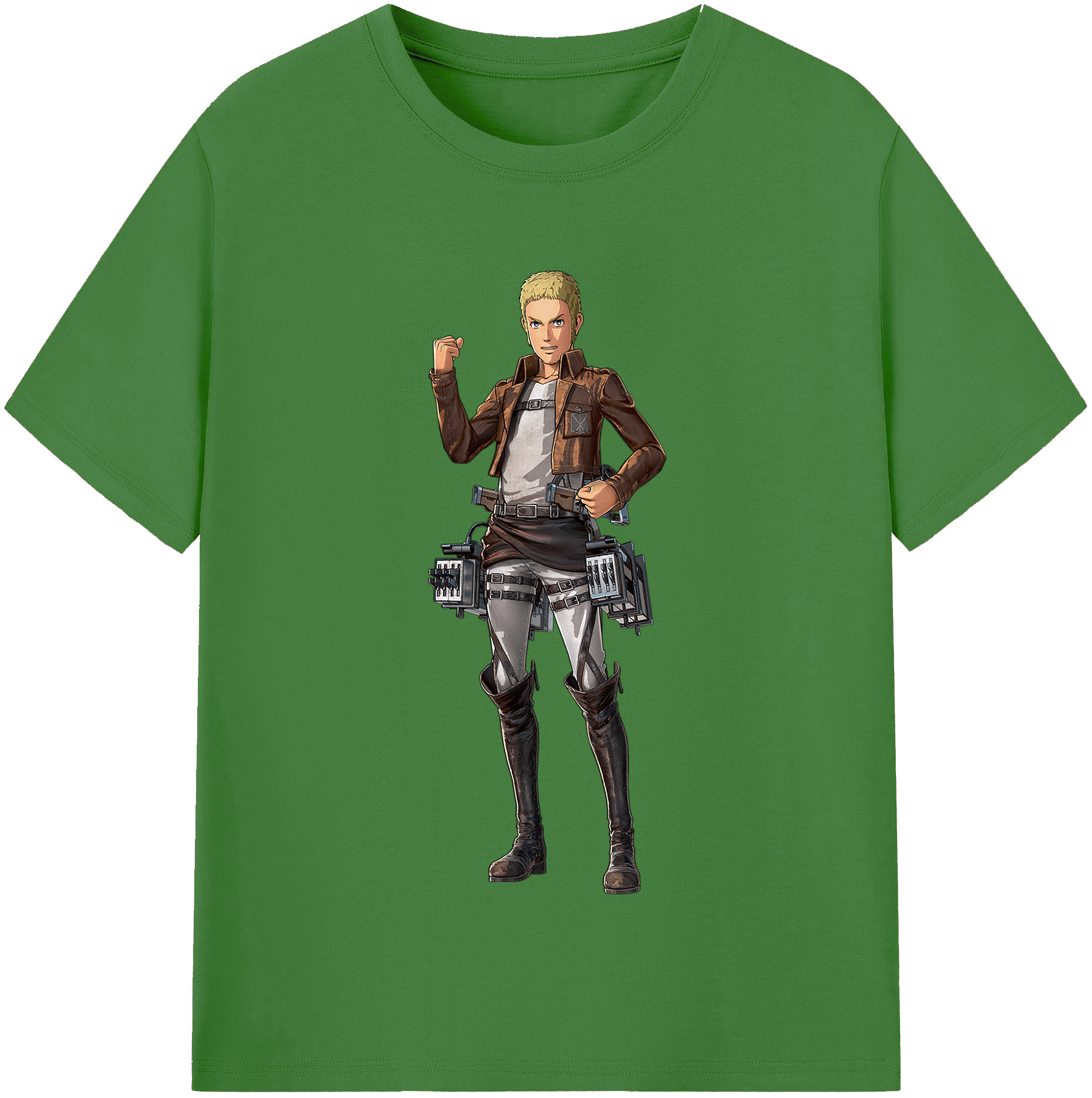 （画像用） 進撃の巨人 ライナー・ブラウン Attack on Titan Reiner Braun レディースカジュアルプリントTシャツ（綿100％）